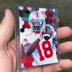 Marvin Harrison Jr. ACEO Trading Card Ohio State University